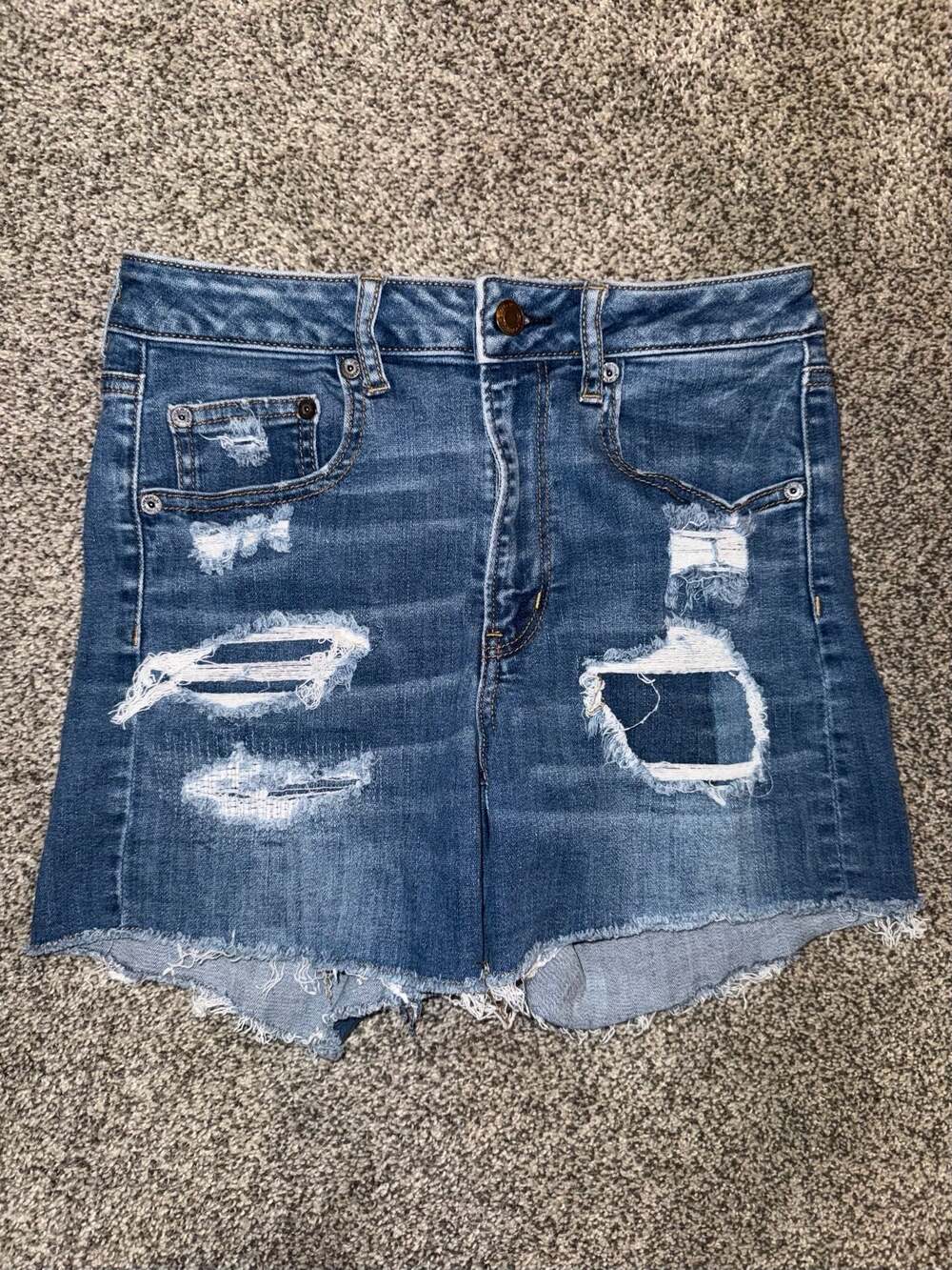 American Eagle Outfitters Women's Super Stretch High-Waisted Jean short